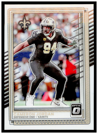 2025 Donruss Optic Cameron Jordan Card New Orleans Saints #170