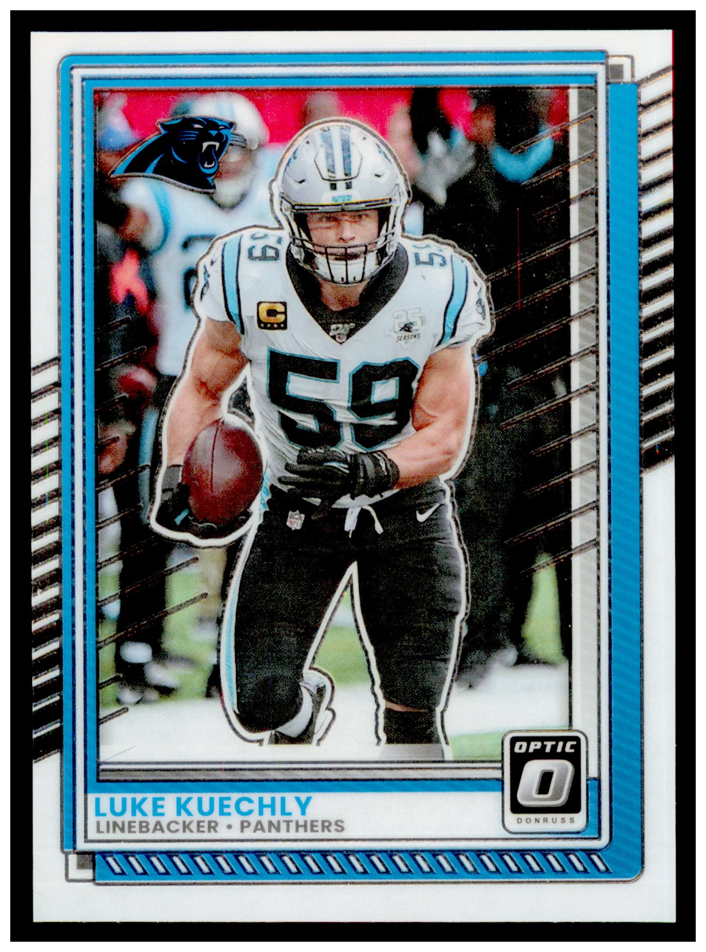 2025 Donruss Optic Luke Kuechly Card Carolina Panthers #84