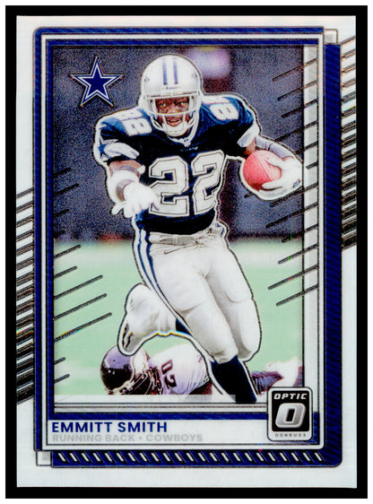 2025 Donruss Optic Emmitt Smith Card Dallas Cowboys #5