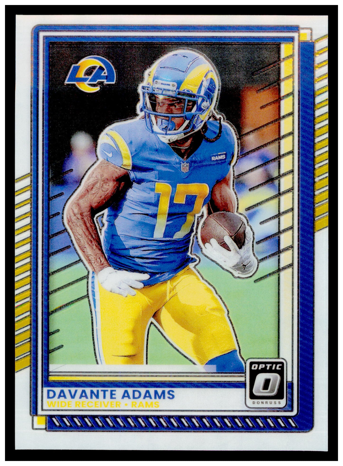 2025 Donruss Optic Davante Adams Card Los Angeles Rams #64