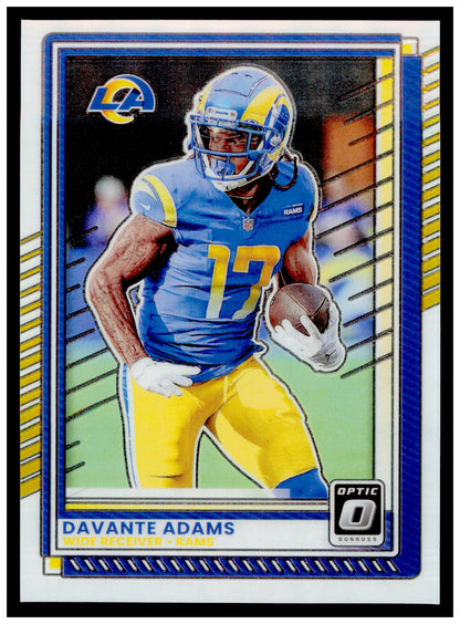 2025 Donruss Optic Davante Adams Card Los Angeles Rams #64