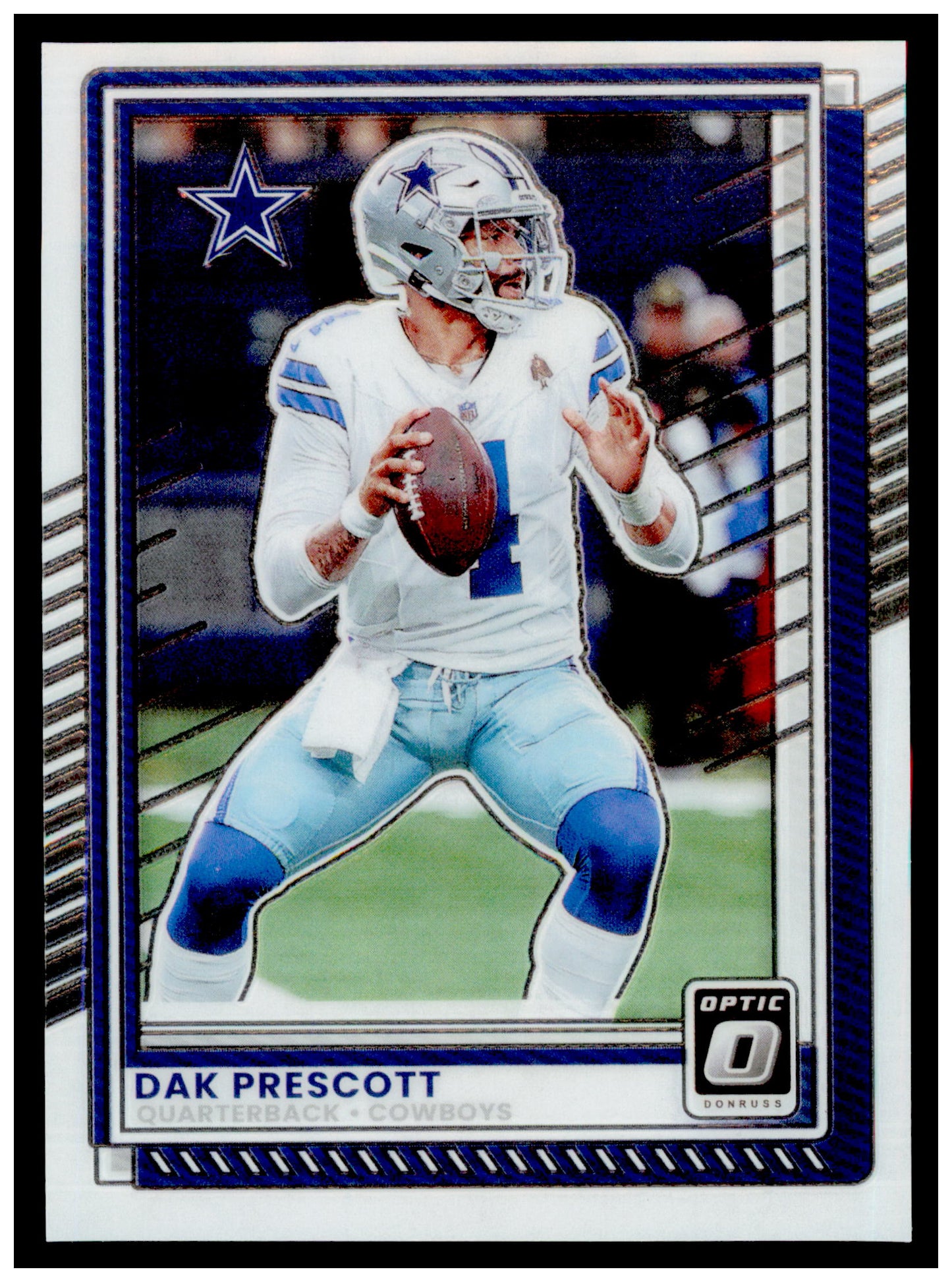 2025 Donruss Optic Dak Prescott Card Dallas Cowboys #81