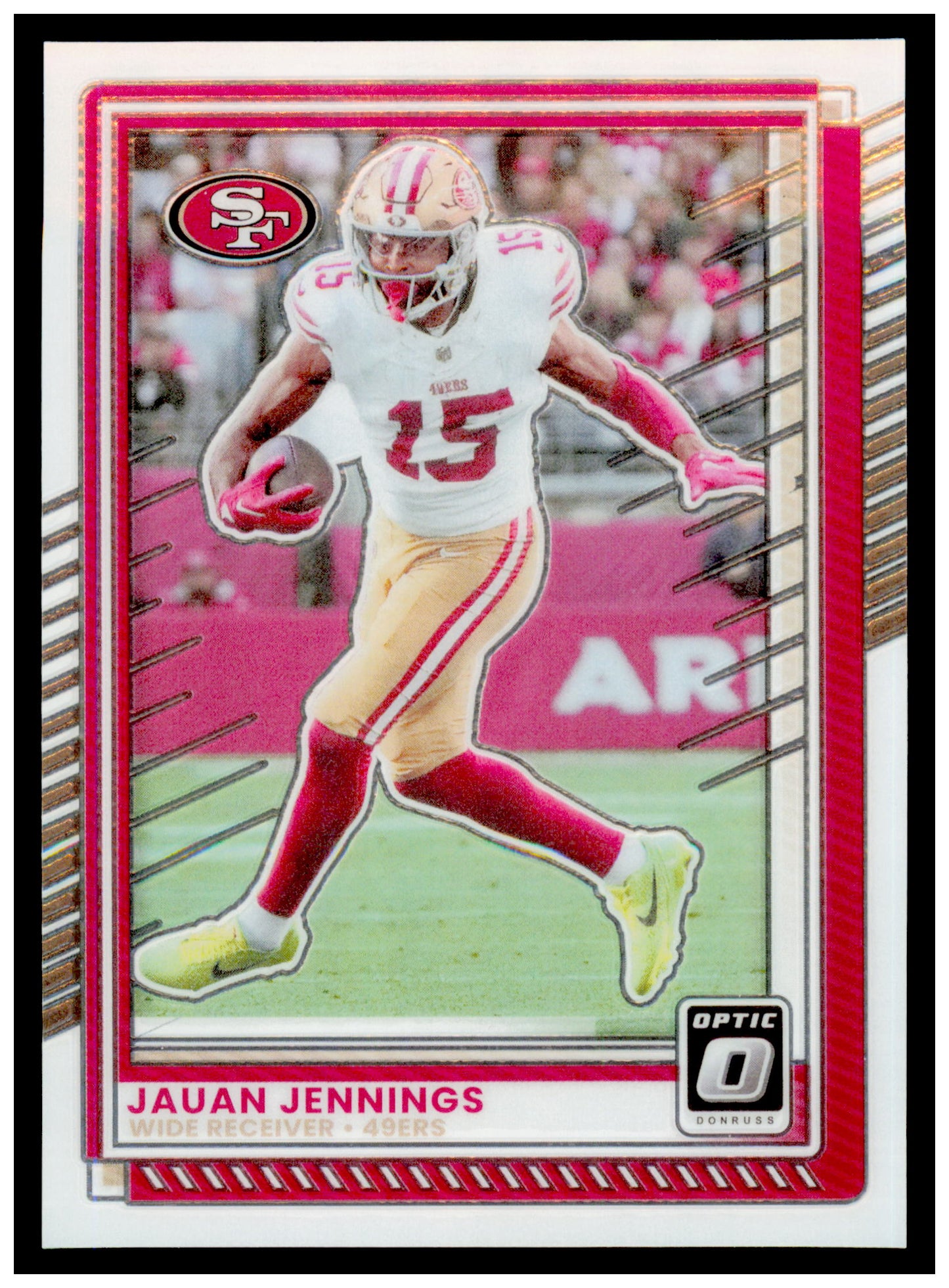 2025 Donruss Optic Jauan Jennings Card San Francisco 49ers #194