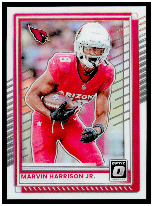 2025 Donruss Optic Marvin Harrison Jr. Card Arizona Cardinals #191