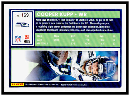 2025 Donruss Optic Cooper Kupp Card Seattle Seahawks #169