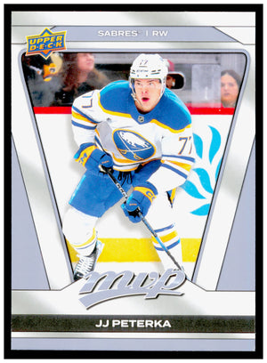 2025-26 Upper Deck MVP JJ Peterka Card Buffalo Sabres #21
