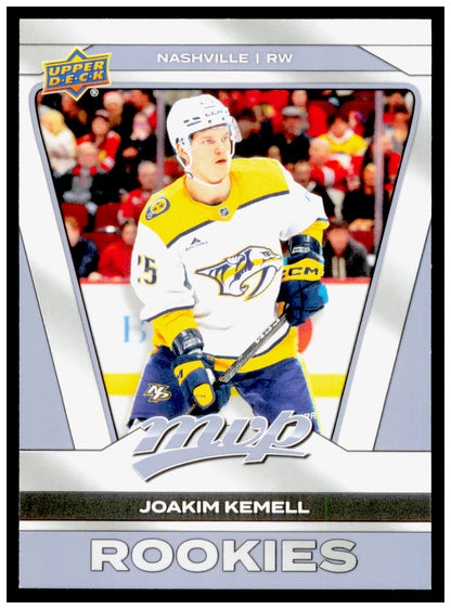 2025-26 Upper Deck MVP Joakim Kemell Card RC Nashville Predators #238