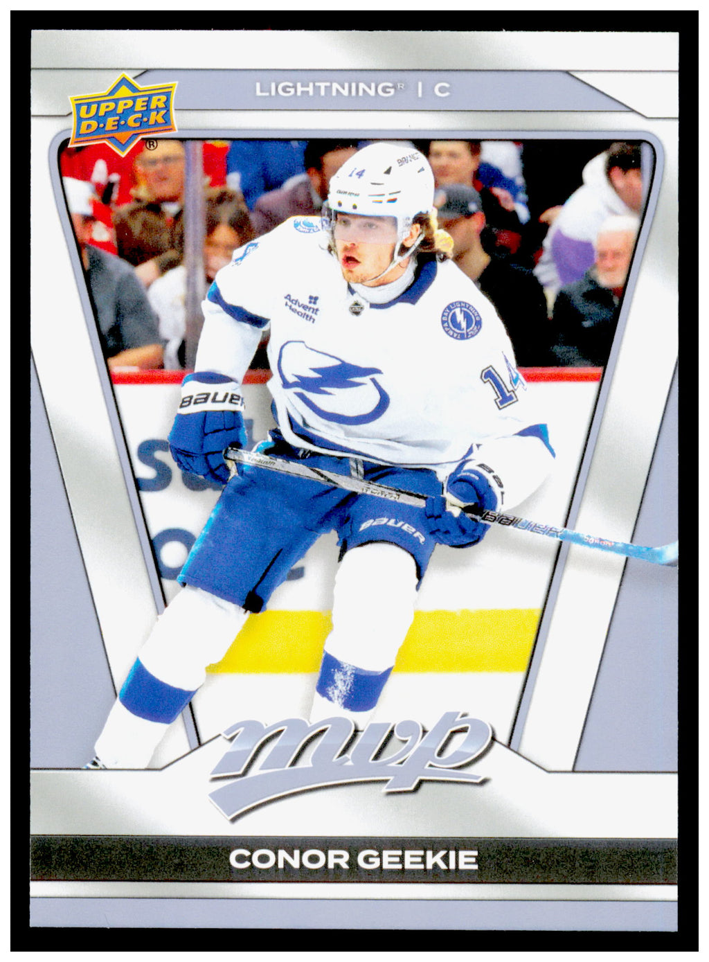 2025-26 Upper Deck MVP Conor Geekie Card Tampa Bay Lightning #34