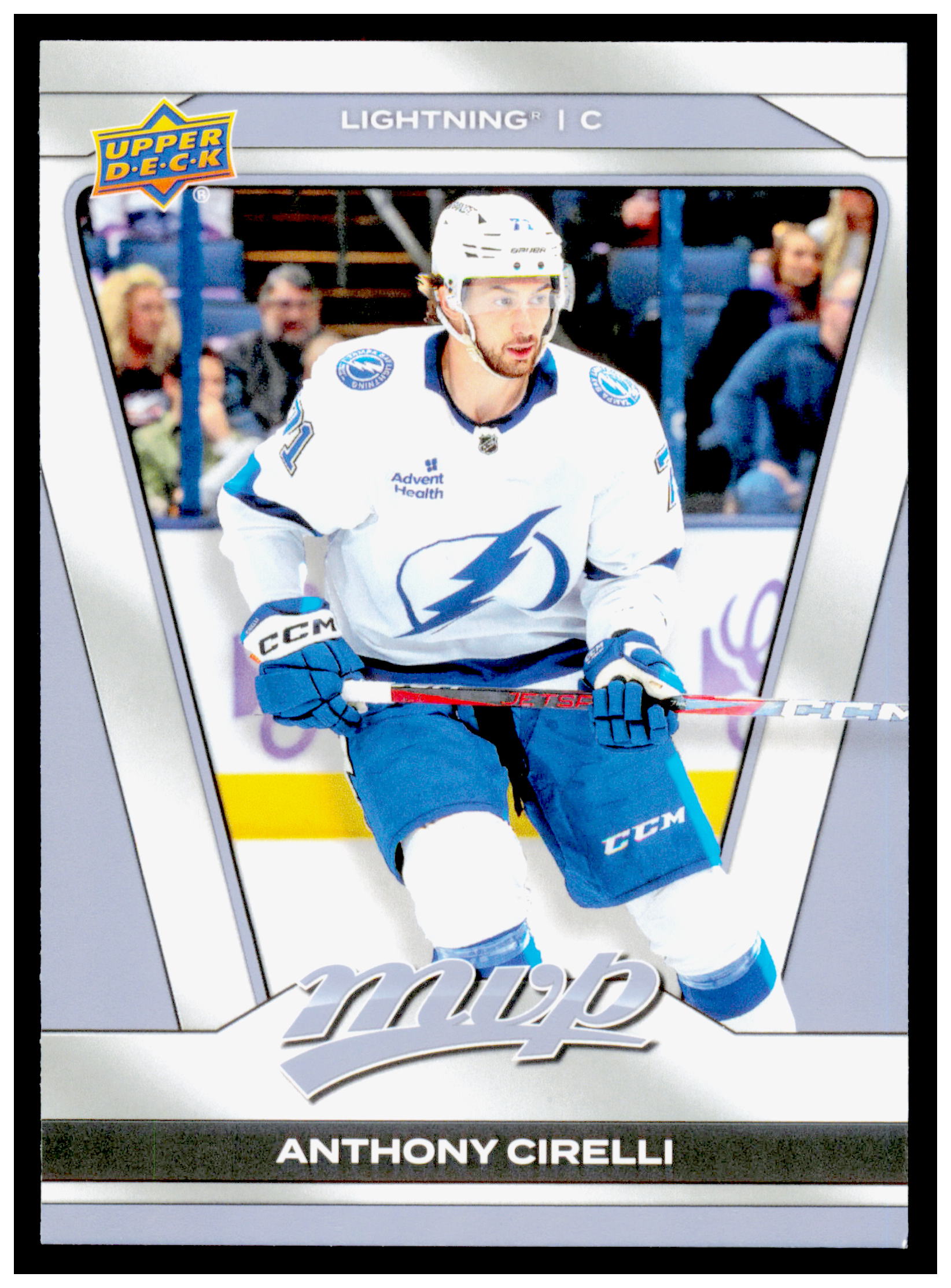 2025-26 Upper Deck MVP Anthony Cirelli Card Tampa Bay Lightning #56