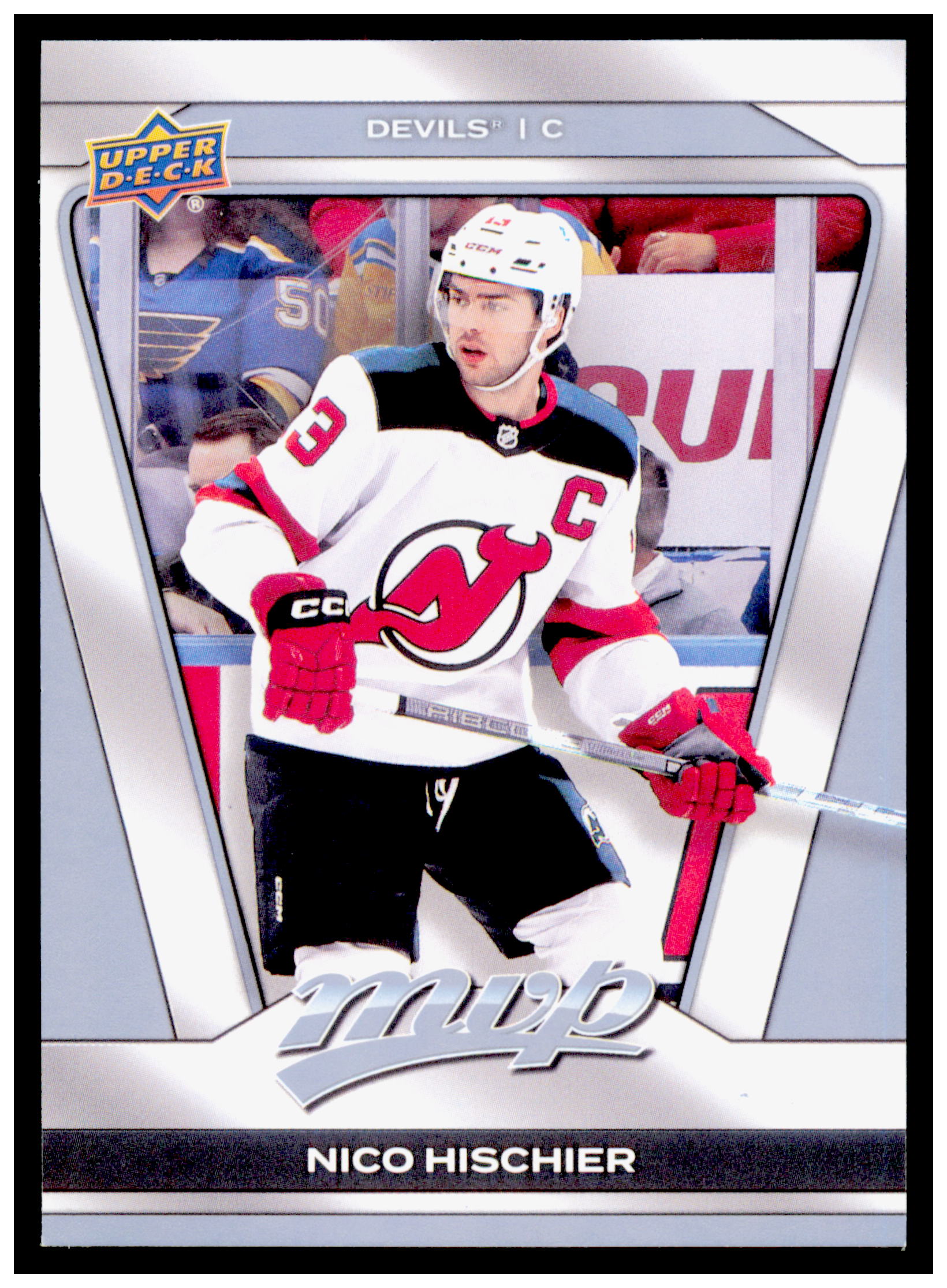 2025-26 Upper Deck MVP Nico Hischier Card New Jersey Devils #150