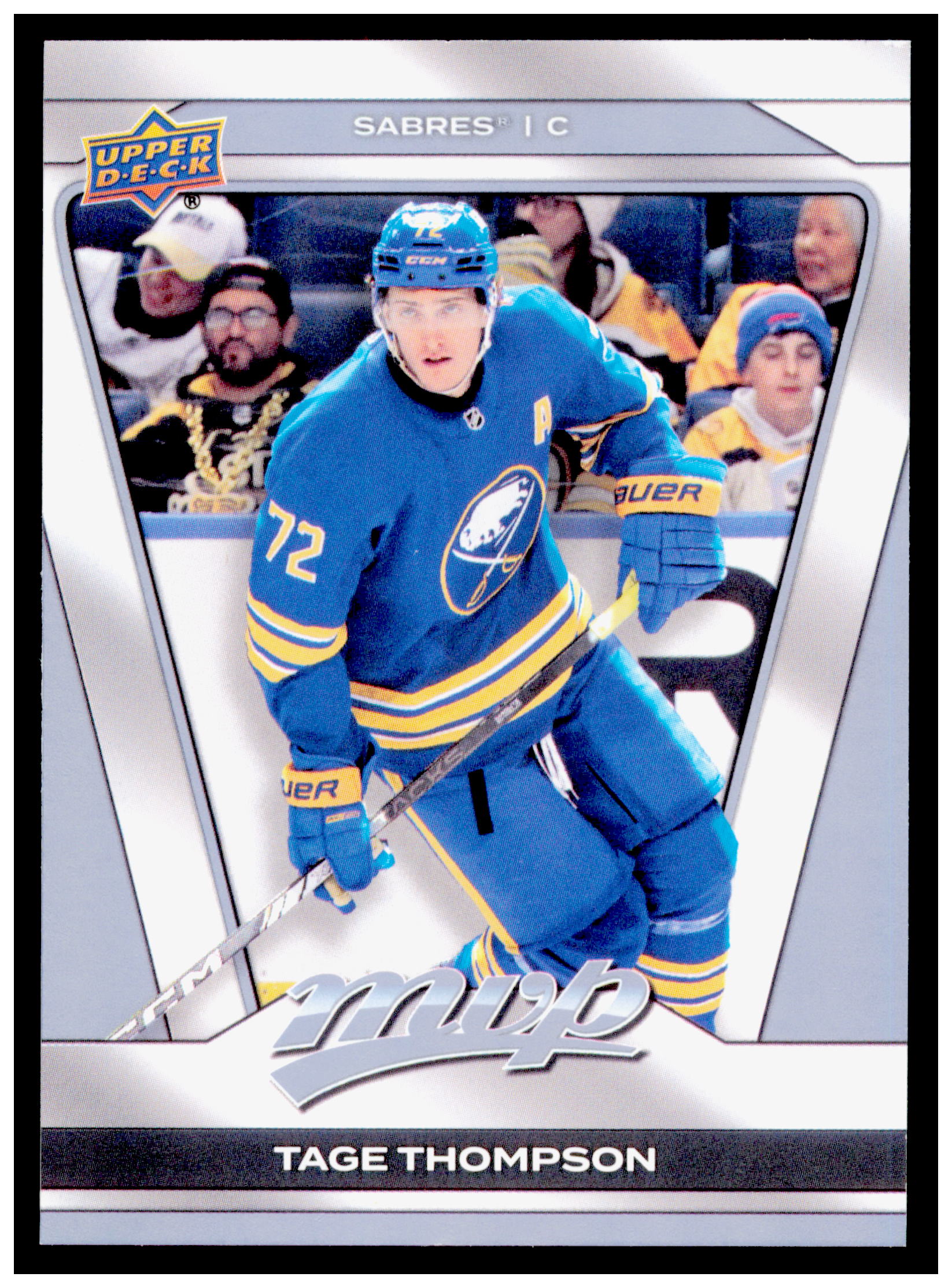 2025-26 Upper Deck MVP Tage Thompson Card Buffalo Sabres #153