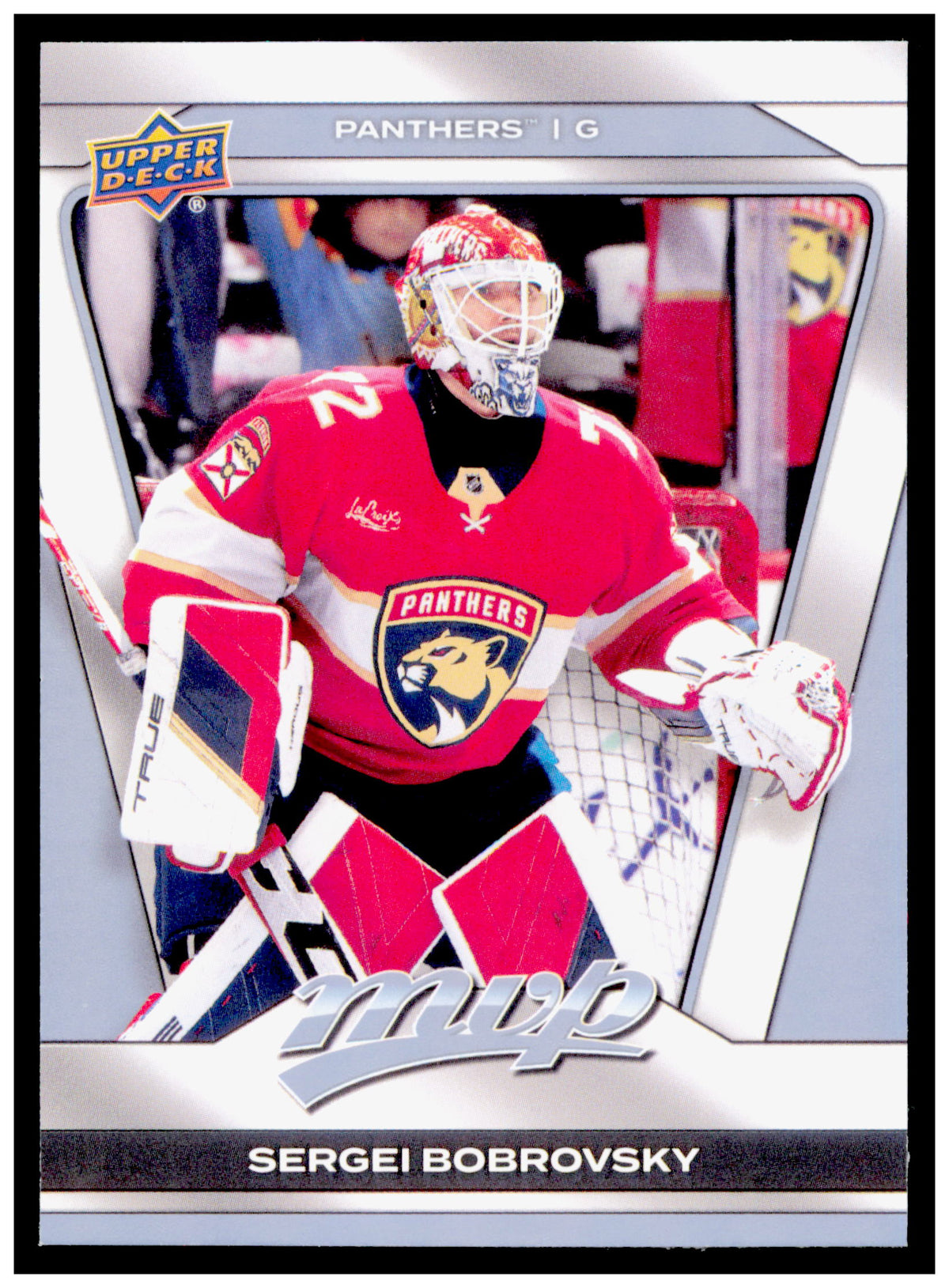 2025-26 Upper Deck MVP Sergei Bobrovsky Card Florida Panthers #107