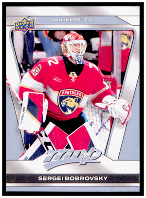 2025-26 Upper Deck MVP Sergei Bobrovsky Card Florida Panthers #107