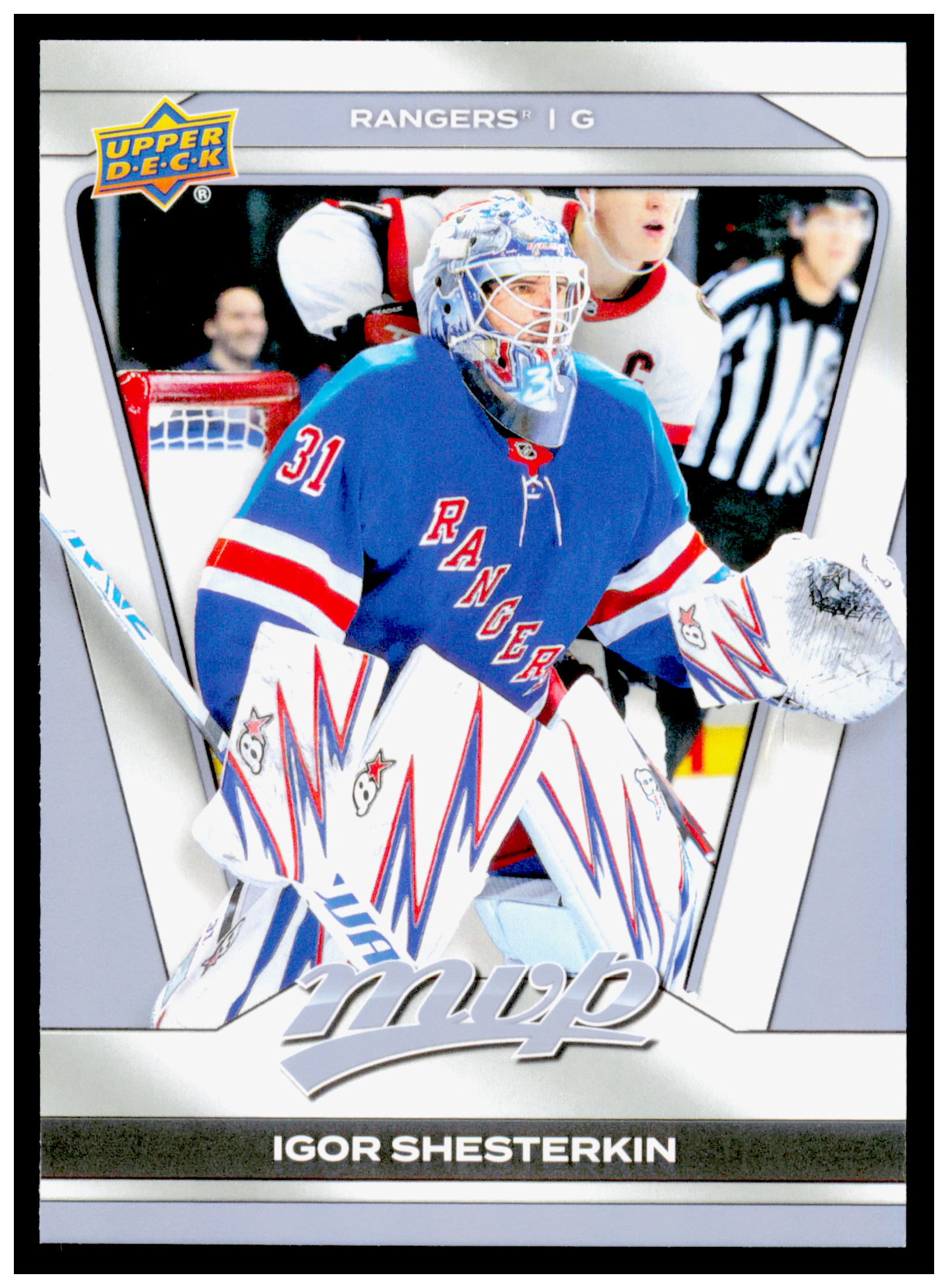 2025-26 Upper Deck MVP Igor Shesterkin Card New York Rangers #29