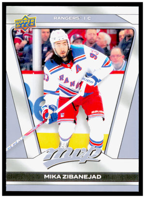 2025-26 Upper Deck MVP Mika Zibanejad Card New York Rangers #15