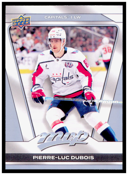 2025-26 Upper Deck MVP Pierre-Luc Dubois Card Washington Capitals #127