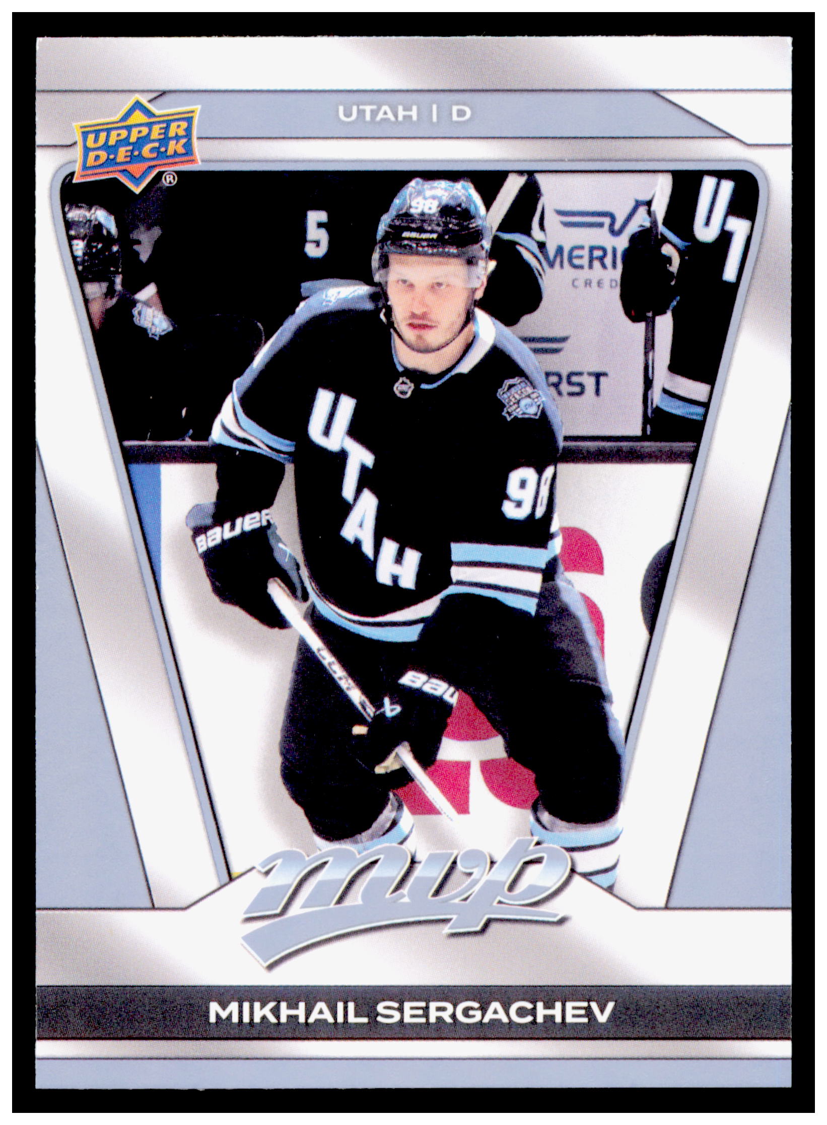 2025-26 Upper Deck MVP Mikhail Sergachev Card Utah Hockey Club #116