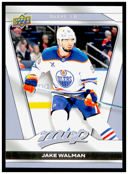 2025-26 Upper Deck MVP Jake Walman Card Edmonton Oilers #48