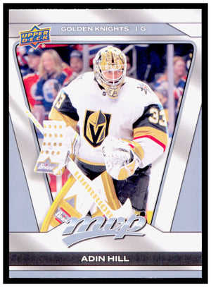 2025-26 Upper Deck MVP Adin Hill Card Vegas Golden Knights #145