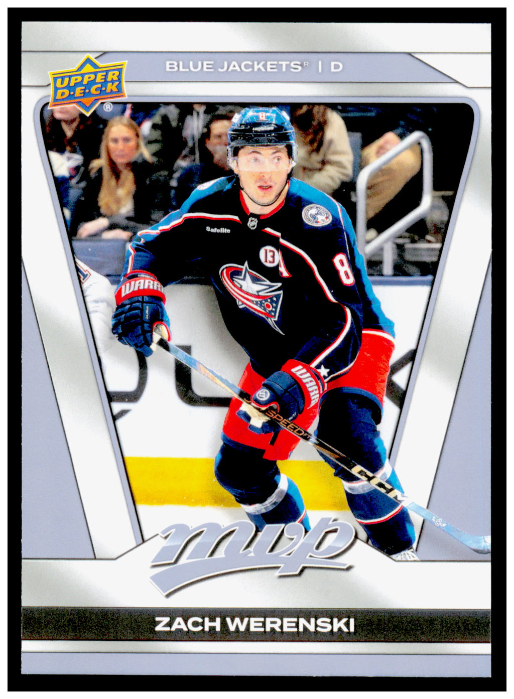 2025-26 Upper Deck MVP Zach Werenski Card Columbus Blue Jackets #39