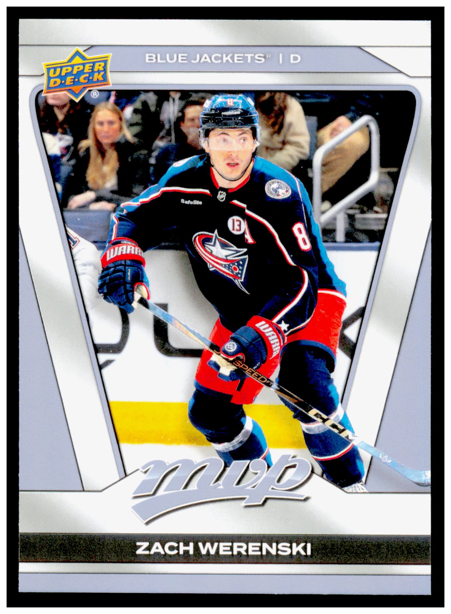 2025-26 Upper Deck MVP Zach Werenski Card Columbus Blue Jackets #39