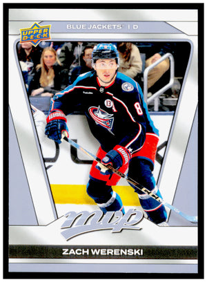 2025-26 Upper Deck MVP Zach Werenski Card Columbus Blue Jackets #39