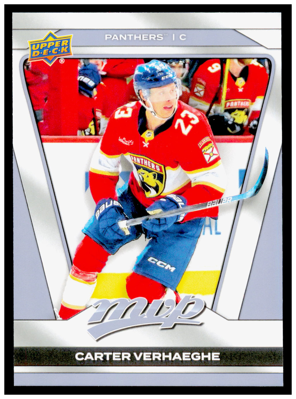 2025-26 Upper Deck MVP Carter Verhaeghe Card Florida Panthers #13