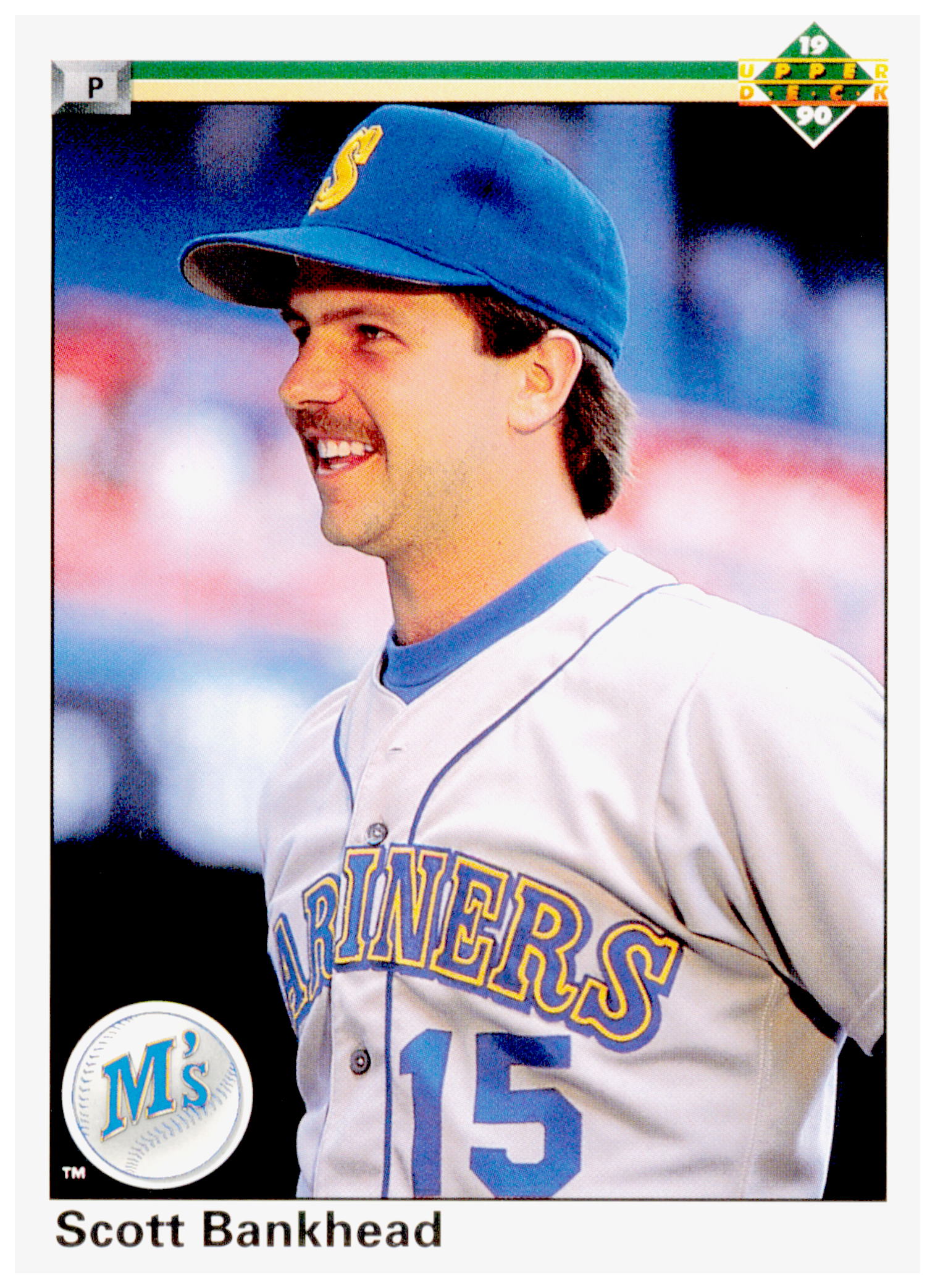 1990 Upper Deck Scott Bankhead Card Seattle Mariners #561