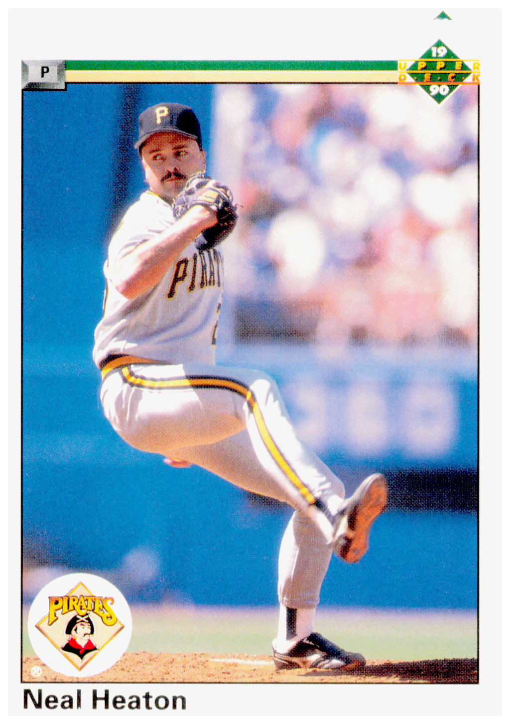1990 Upper Deck Neal Heaton Card Pittsburgh Pirates #86