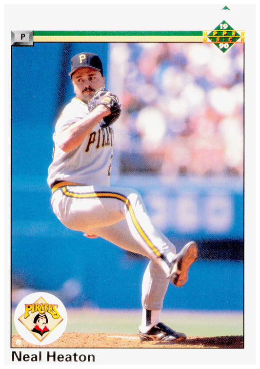 1990 Upper Deck Neal Heaton Card Pittsburgh Pirates #86