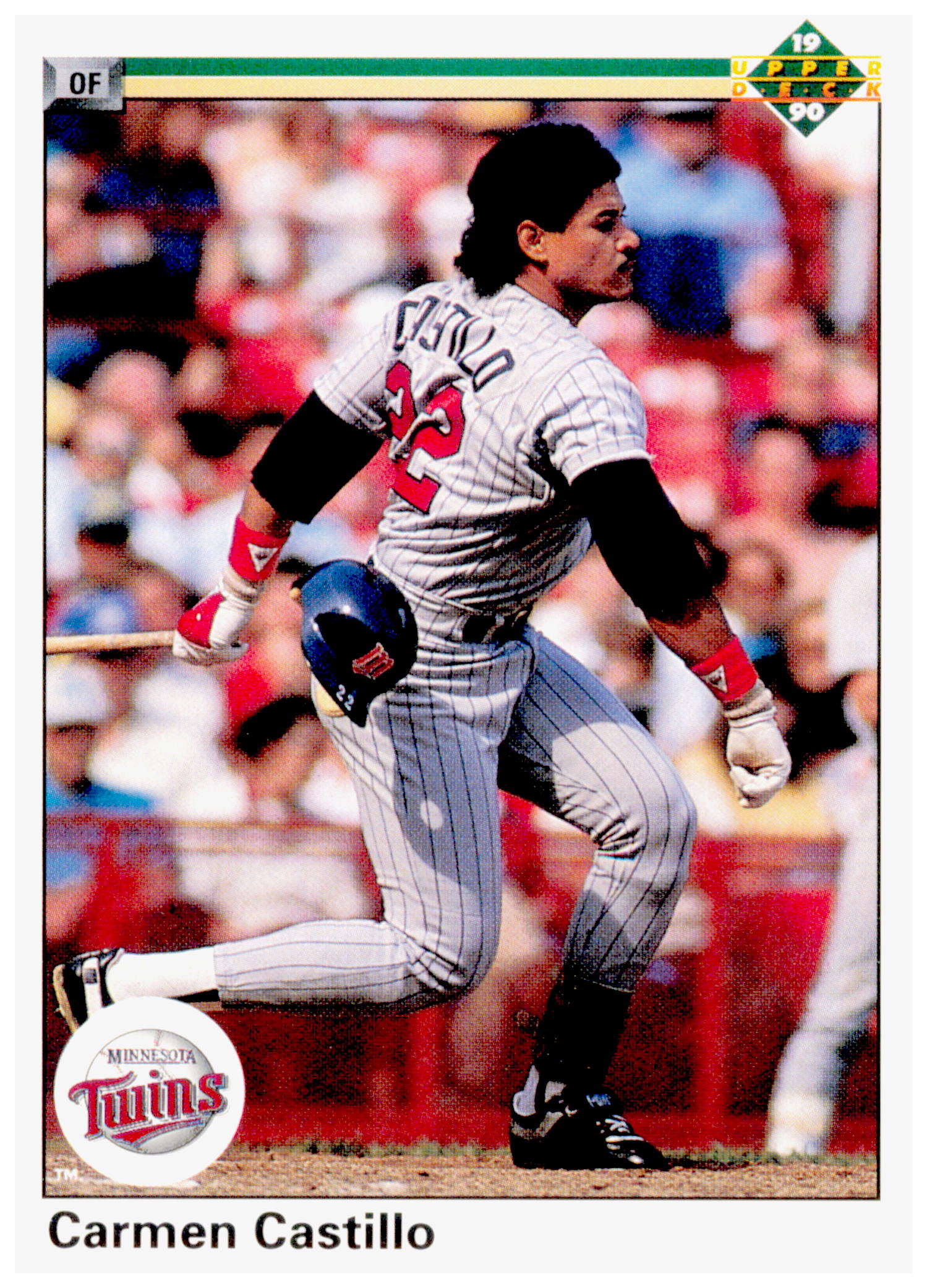 1990 Upper Deck Carmen Castillo Card Minnesota Twins #281