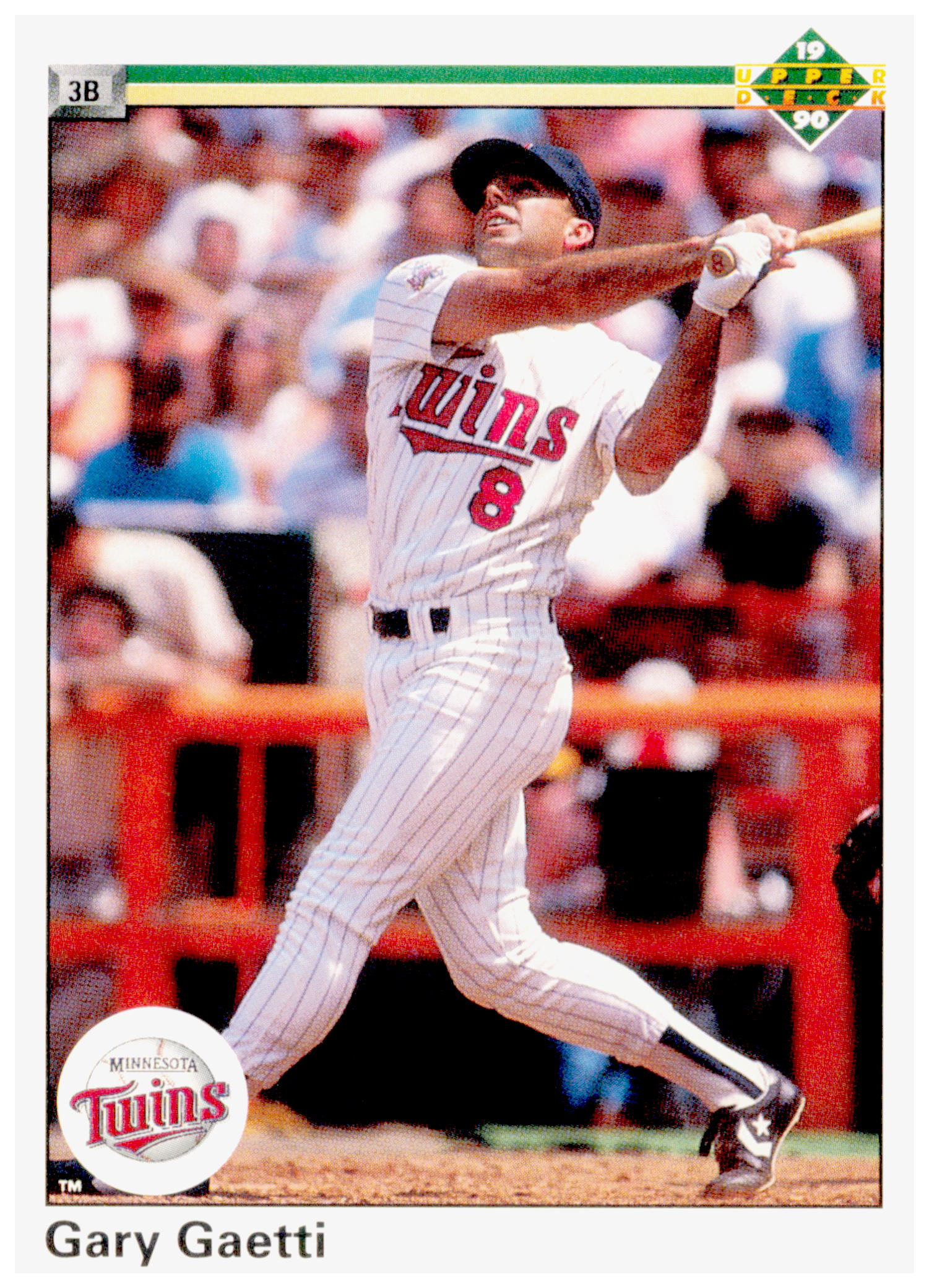 1990 Upper Deck Gary Gaetti Card Minnesota Twins #454