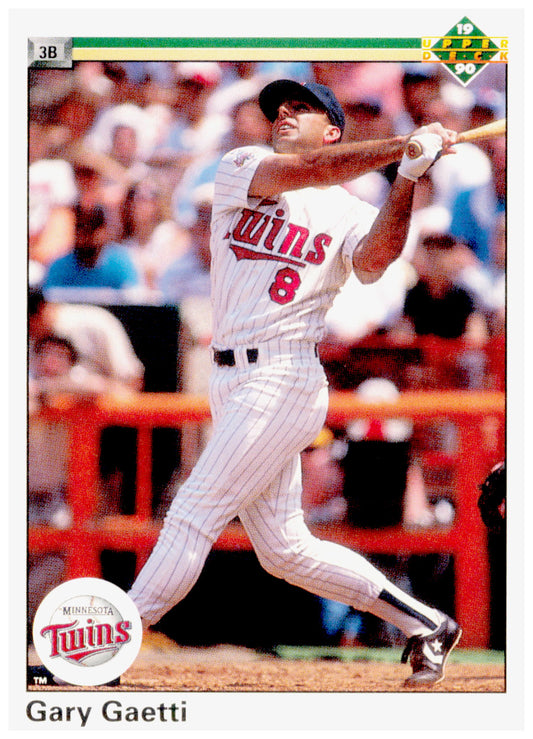 1990 Upper Deck Gary Gaetti Card Minnesota Twins #454