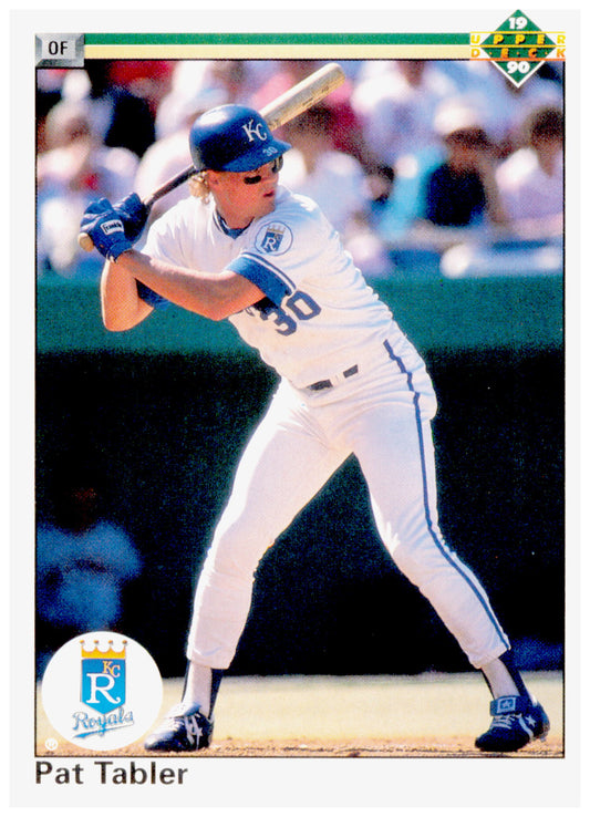 1990 Upper Deck Pat Tabler Card Kansas City Royals #142a