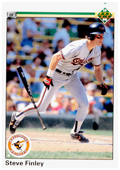 1990 Upper Deck Steve Finley Card Baltimore Orioles #602