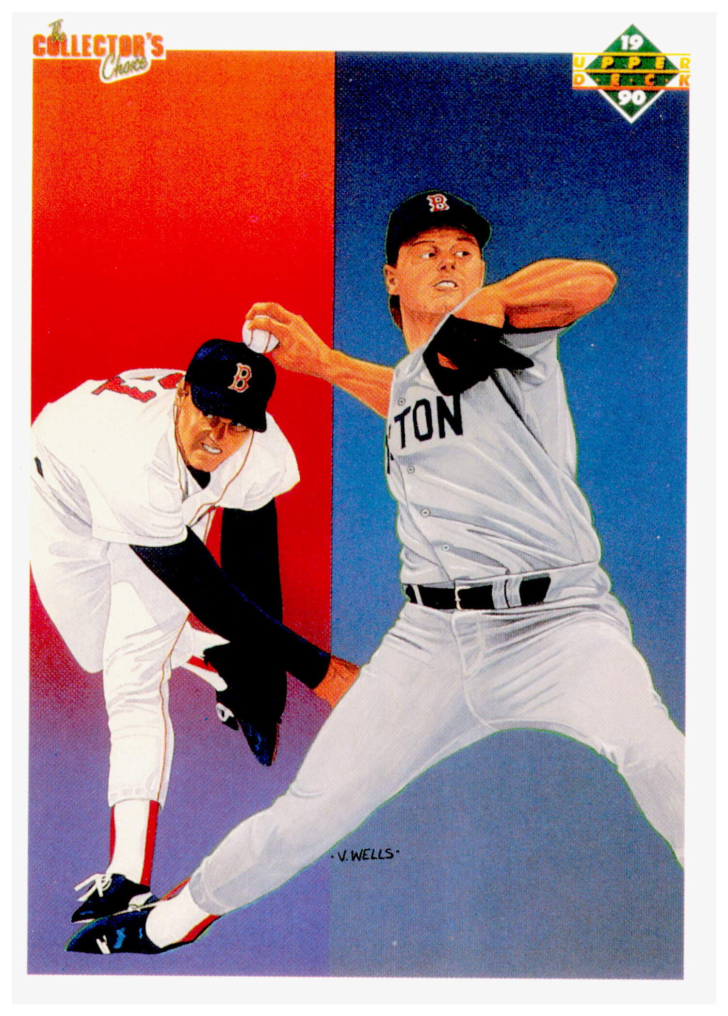 1990 Upper Deck Roger Clemens Card Boston Red Sox #57
