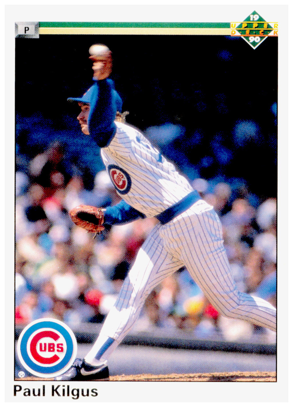 1990 Upper Deck Paul Kilgus Card Chicago Cubs #155b