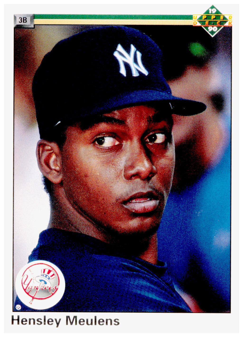 1990 Upper Deck Hensley Meulens Card New York Yankees #546
