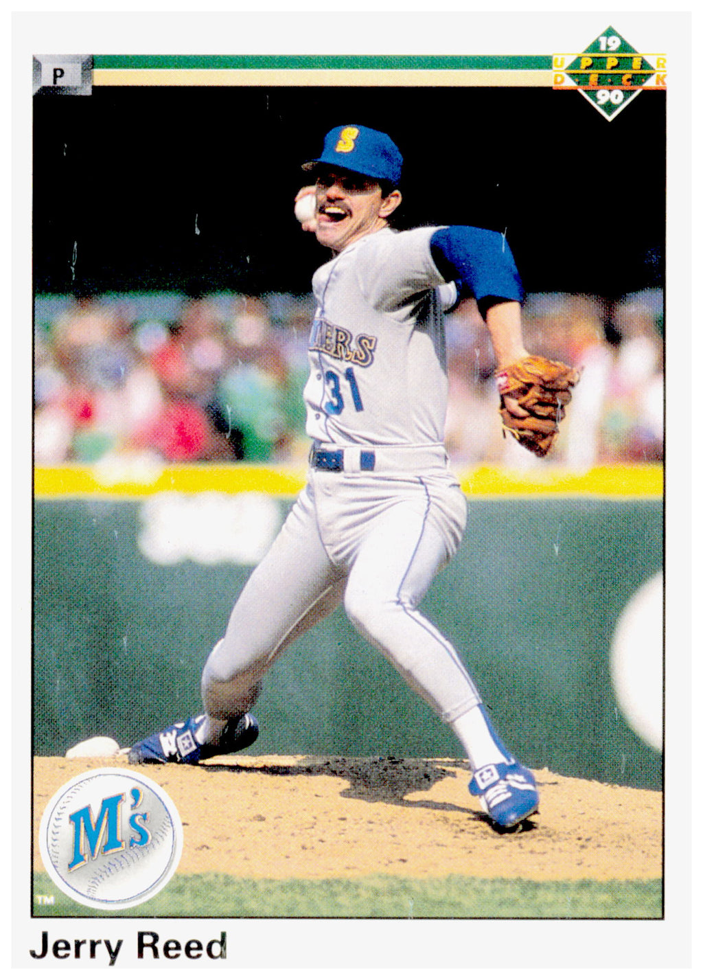 1990 Upper Deck Jerry Reed Card Seattle Mariners #210