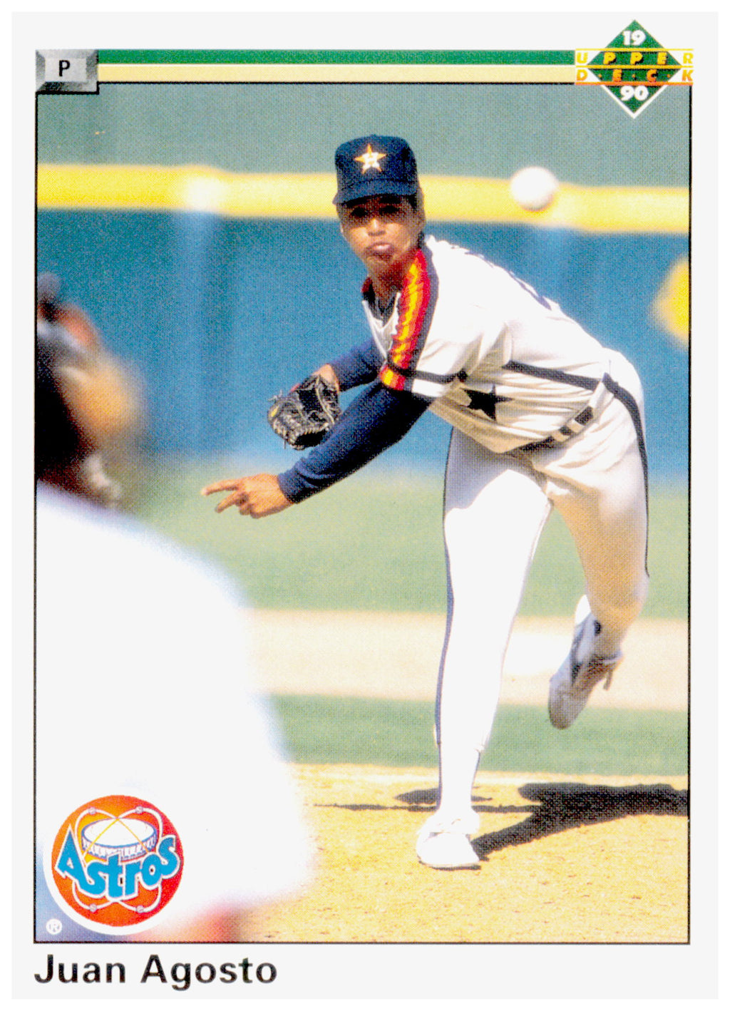 1990 Upper Deck Juan Agosto Card Houston Astros #450