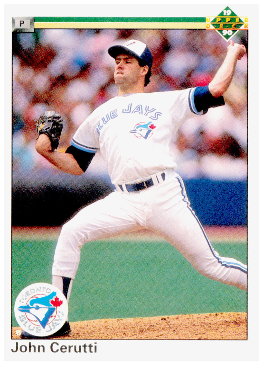 1990 Upper Deck John Cerutti Card Toronto Blue Jays #485