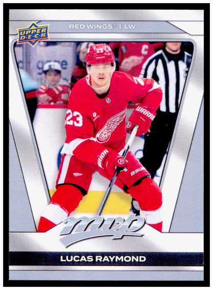2025-26 Upper Deck MVP Lucas Raymond Card Detroit Red Wings #123