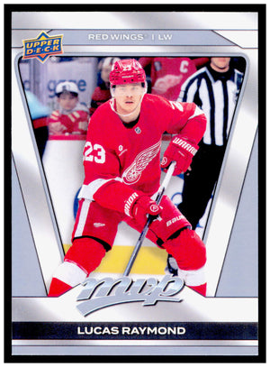 2025-26 Upper Deck MVP Lucas Raymond Card Detroit Red Wings #123