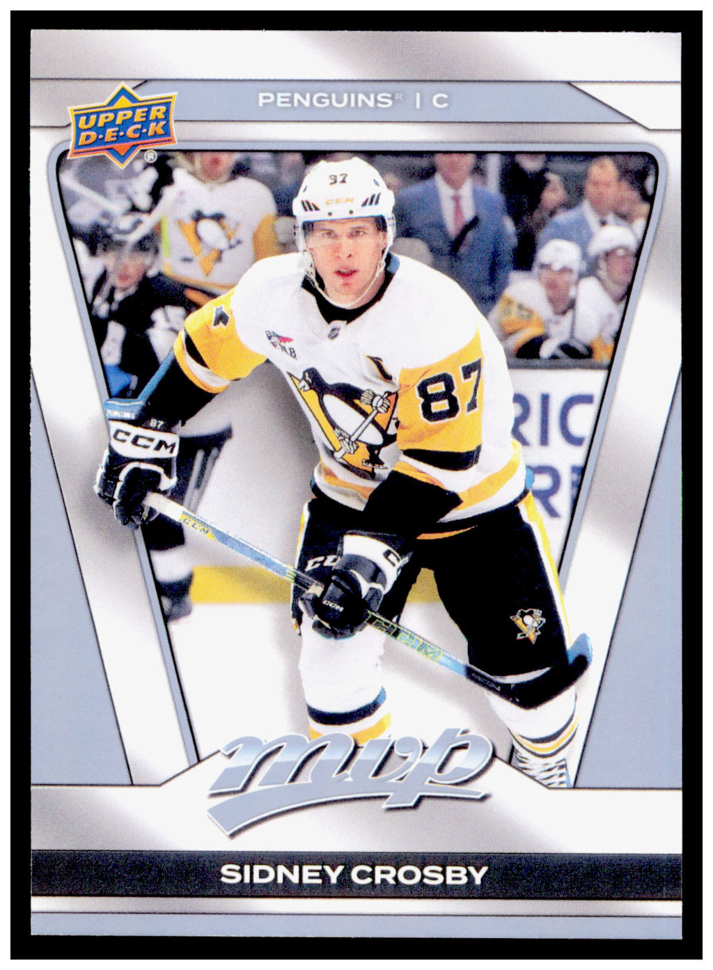 2025-26 Upper Deck MVP Sidney Crosby Card Pittsburgh Penguins #185