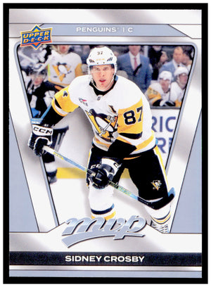 2025-26 Upper Deck MVP Sidney Crosby Card Pittsburgh Penguins #185