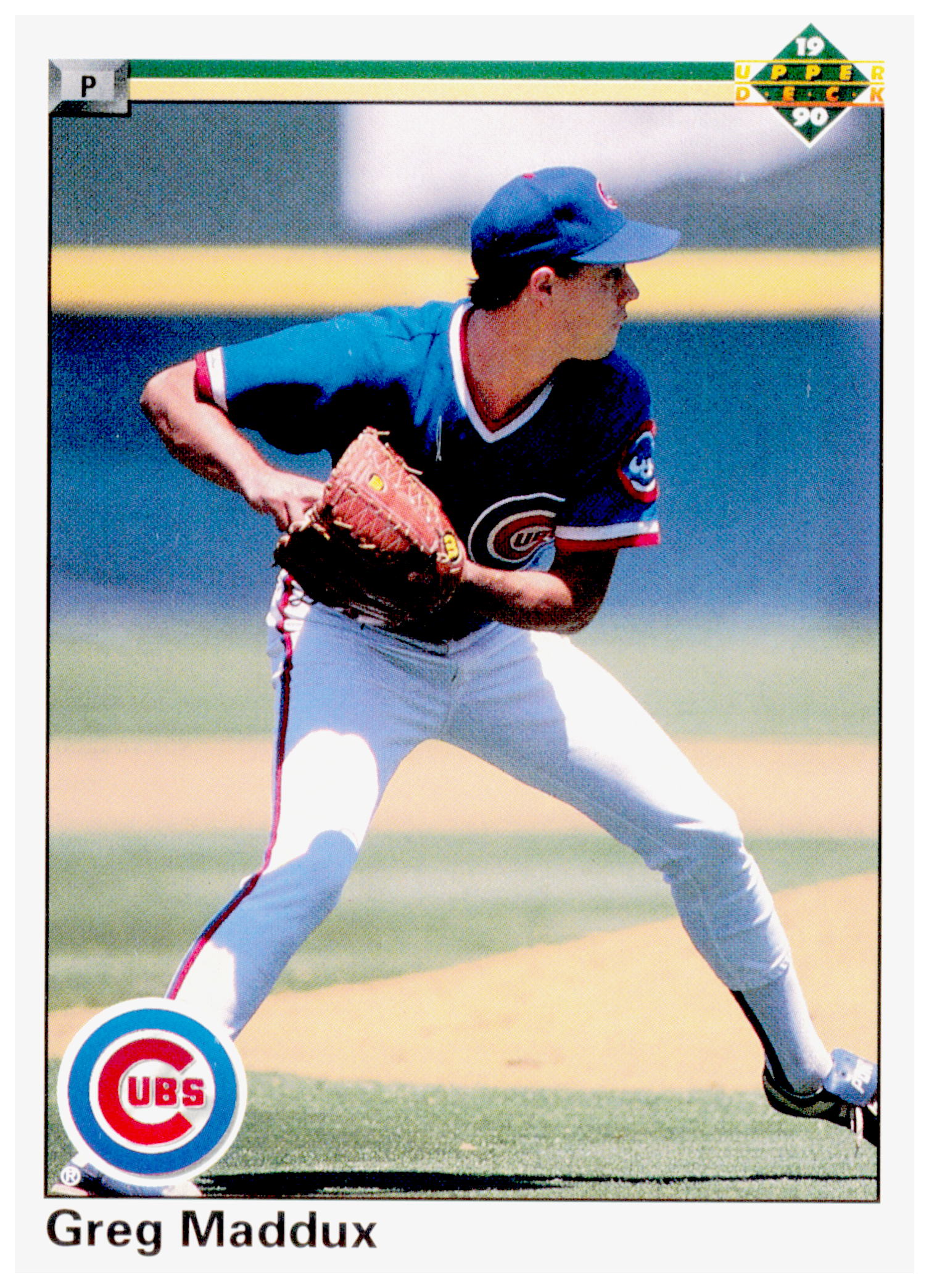 1990 Upper Deck Greg Maddux Card Chicago Cubs #213