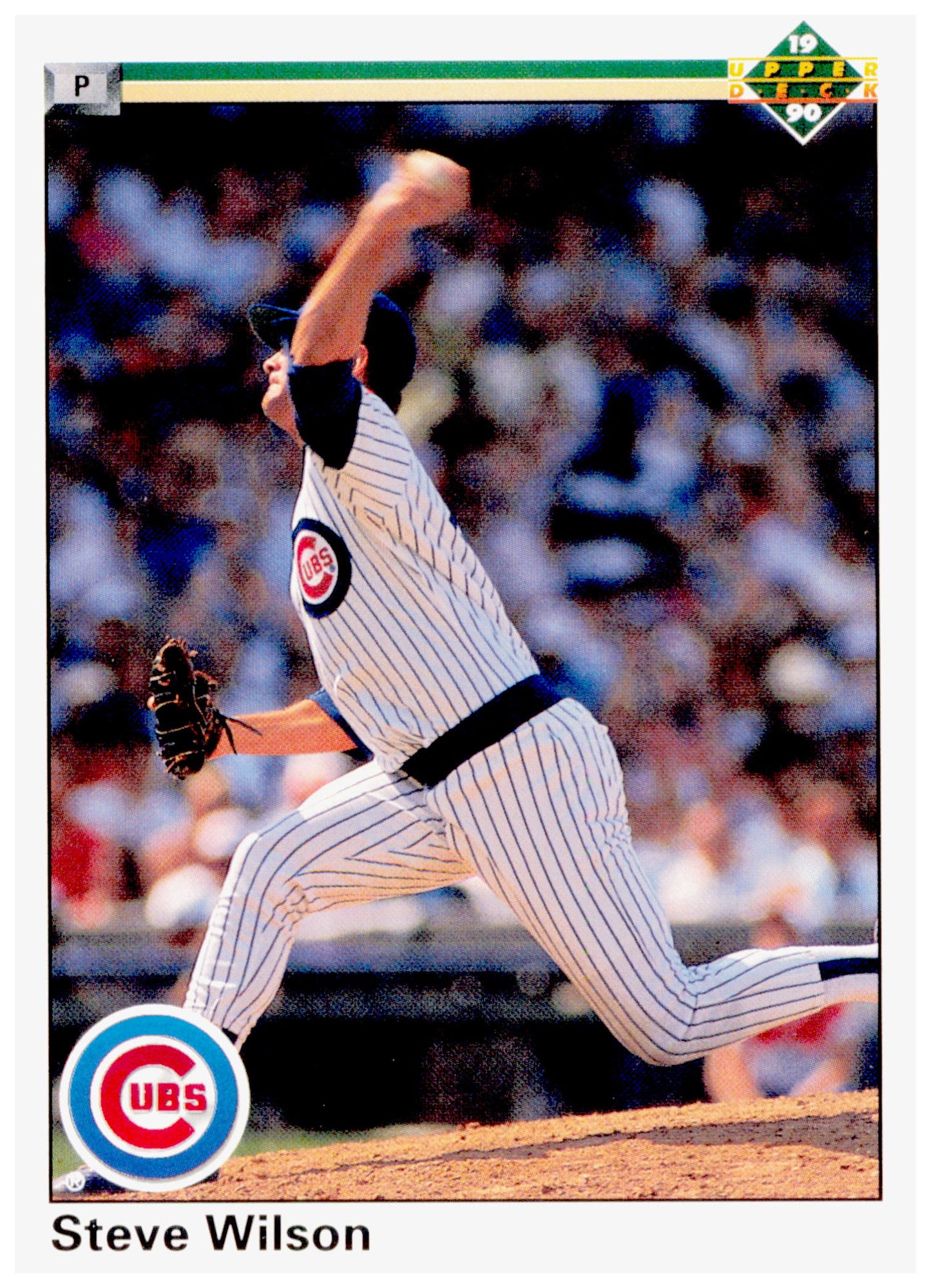 1990 Upper Deck Steve Wilson Card Chicago Cubs #341