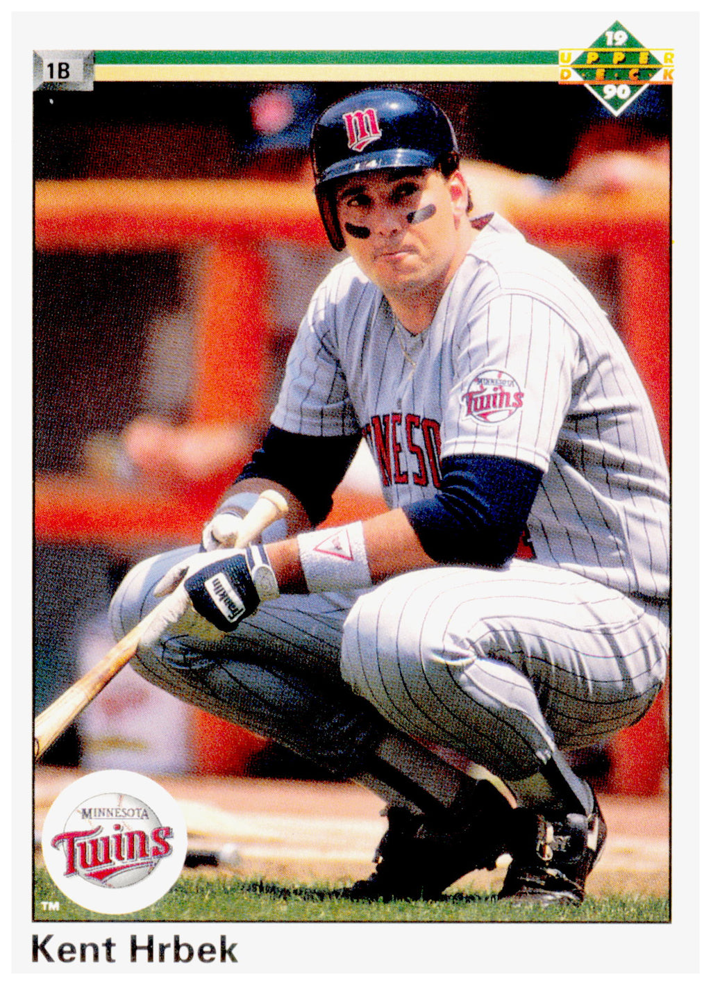1990 Upper Deck Kent Hrbek Card Minnesota Twins #452