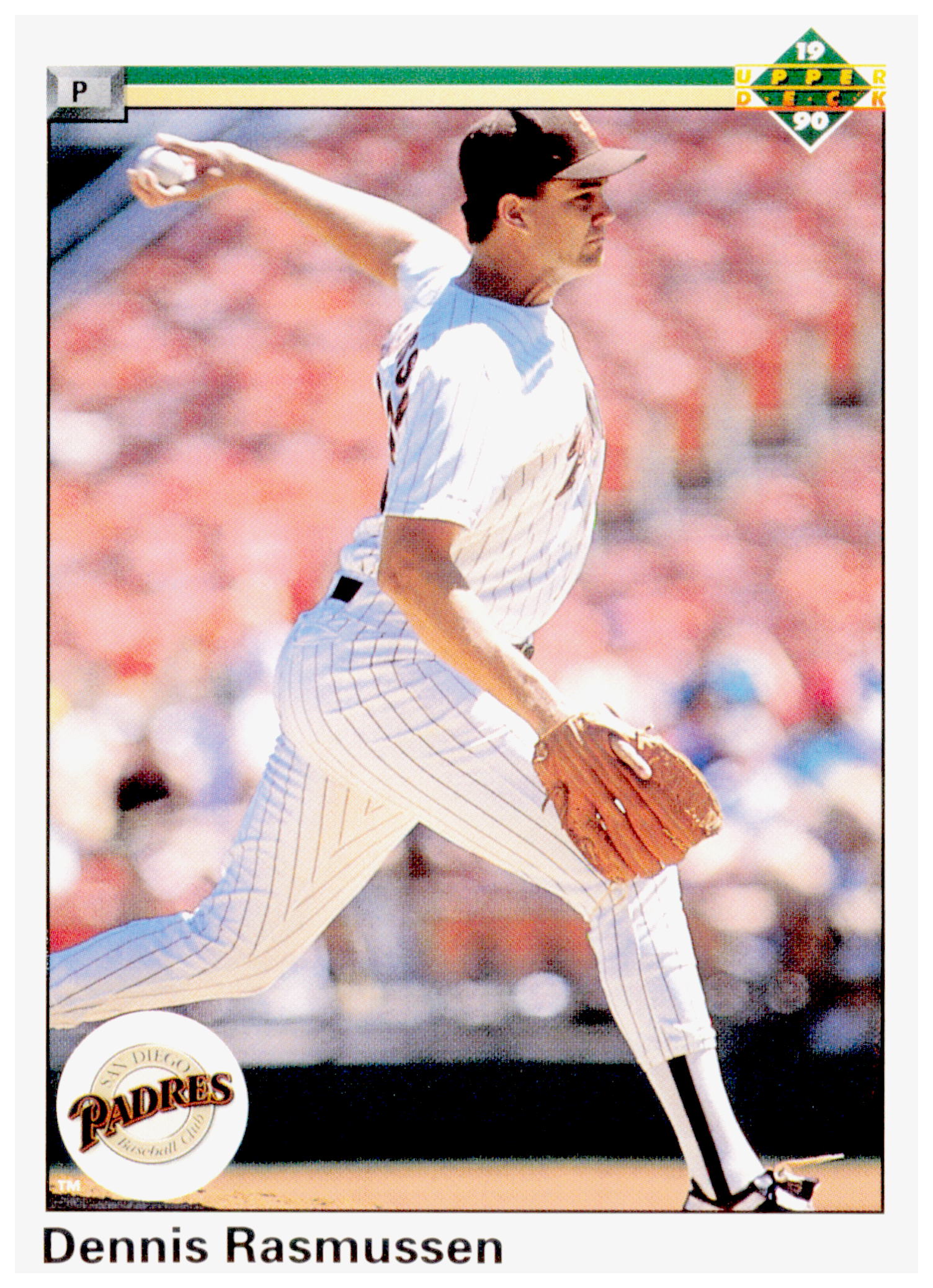 1990 Upper Deck Dennis Rasmussen Card San Diego Padres #594