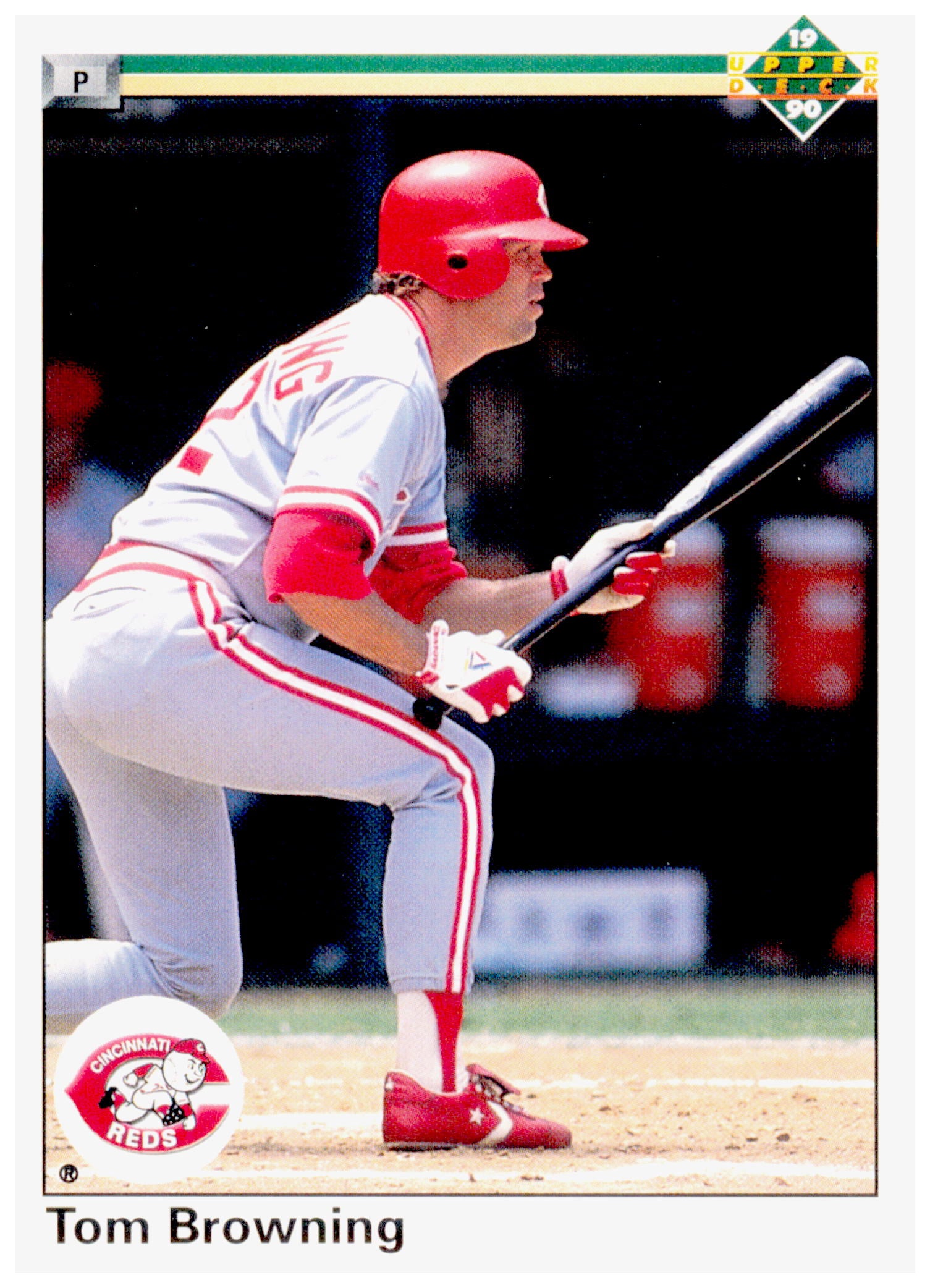 1990 Upper Deck Tom Browning Card Cincinnati Reds #189b